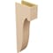 Ekena Millwork 6"W x 12"D x 36"H Thin Del Monte Rough Cedar Woodgrain TimberThane Corbel, Primed Tan CORUR06X12X36DELRCPR - alternate 4